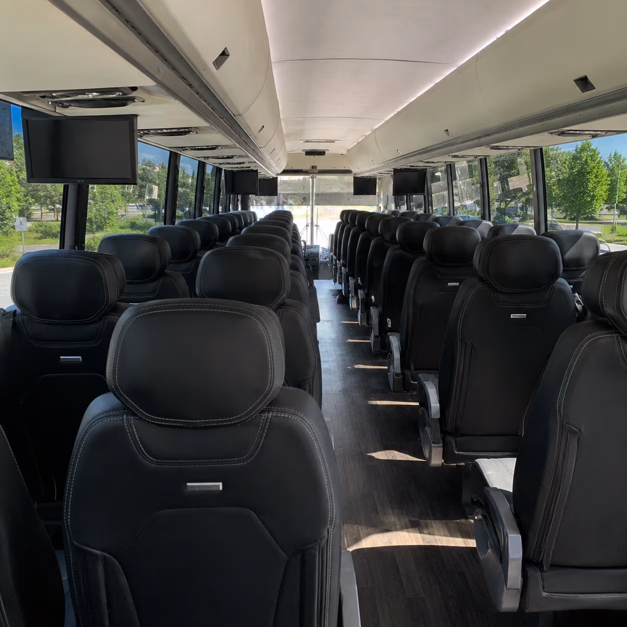 fontana charter bus inside