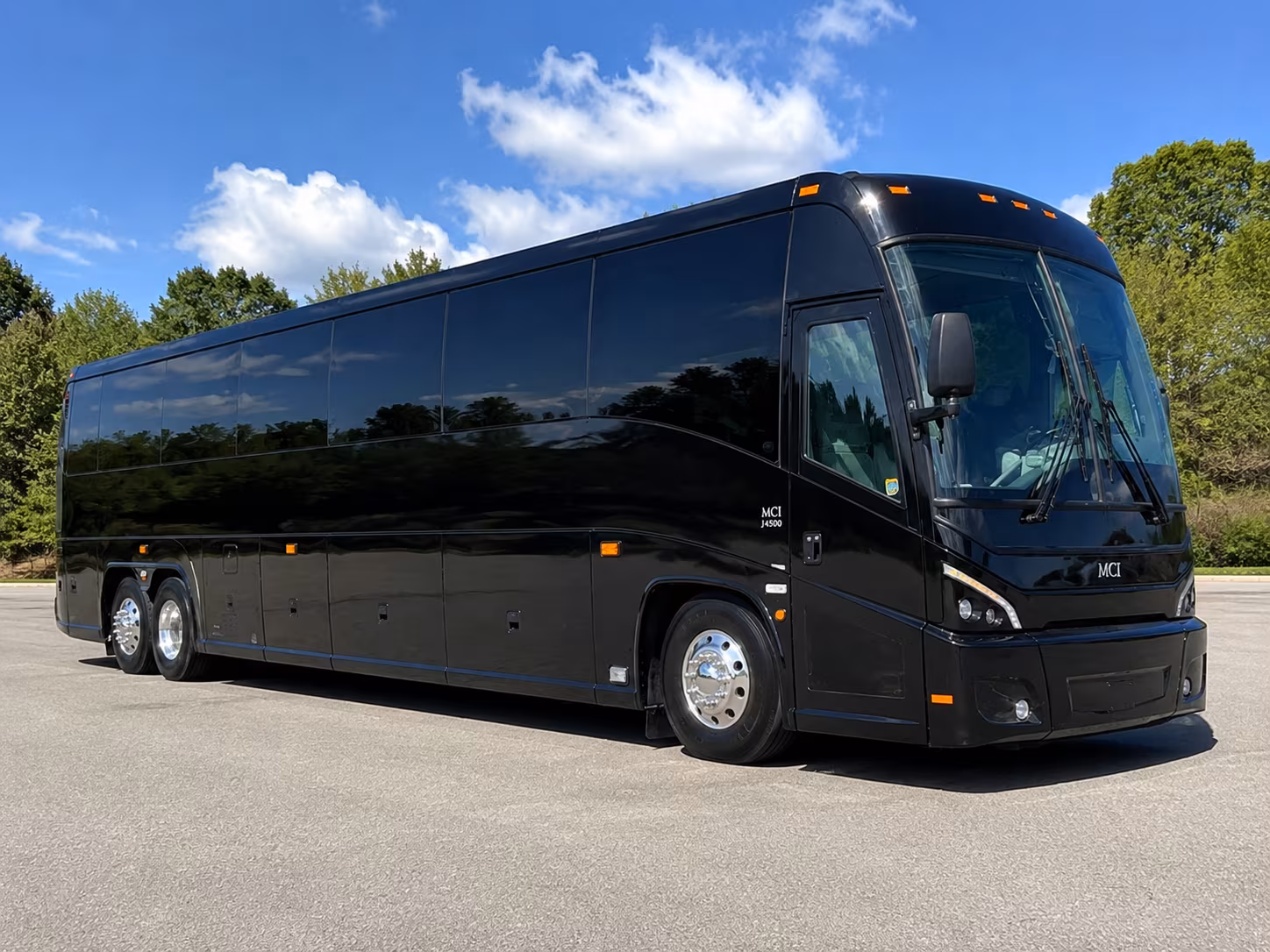 fontana charter bus services exterior