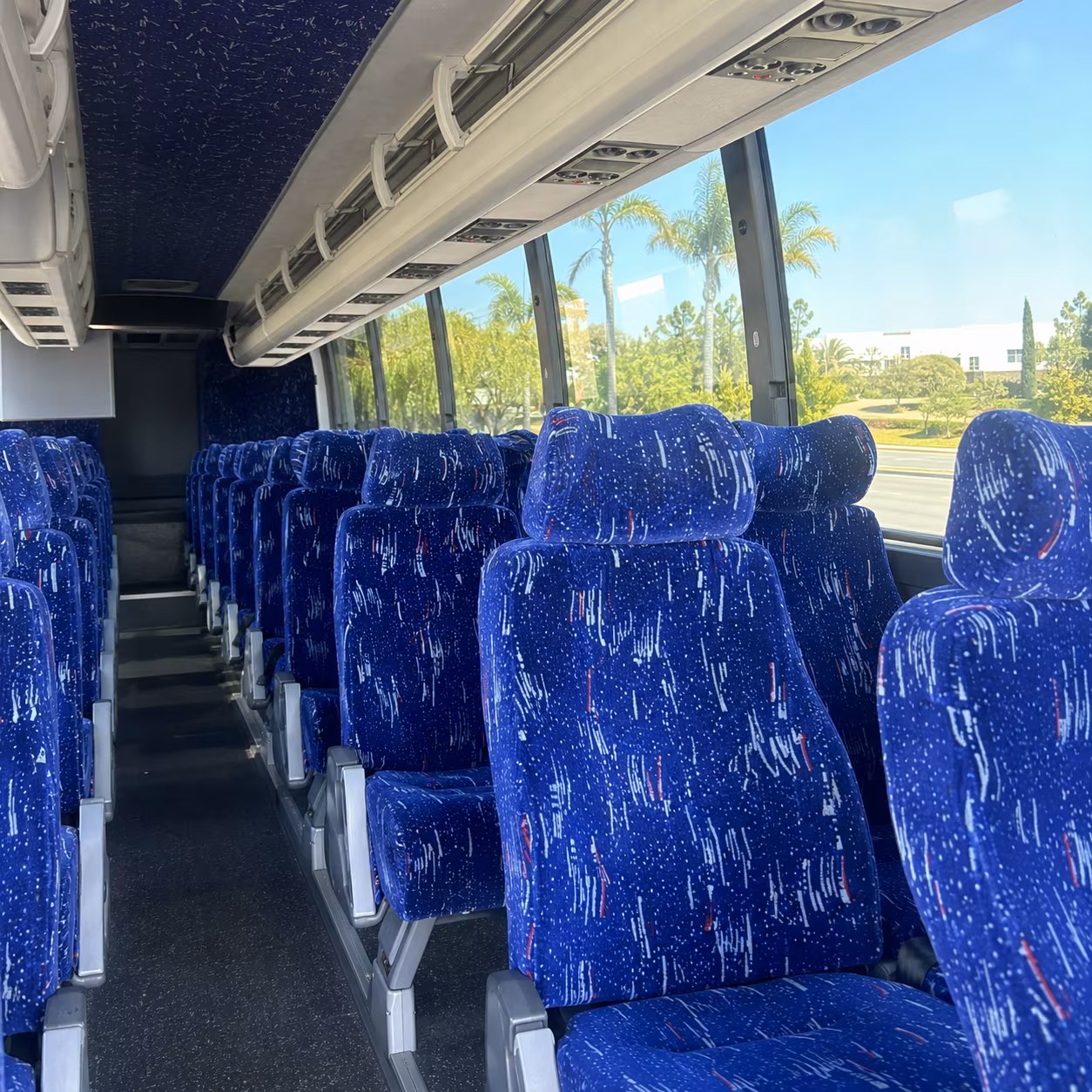 fontana charter bus services inside