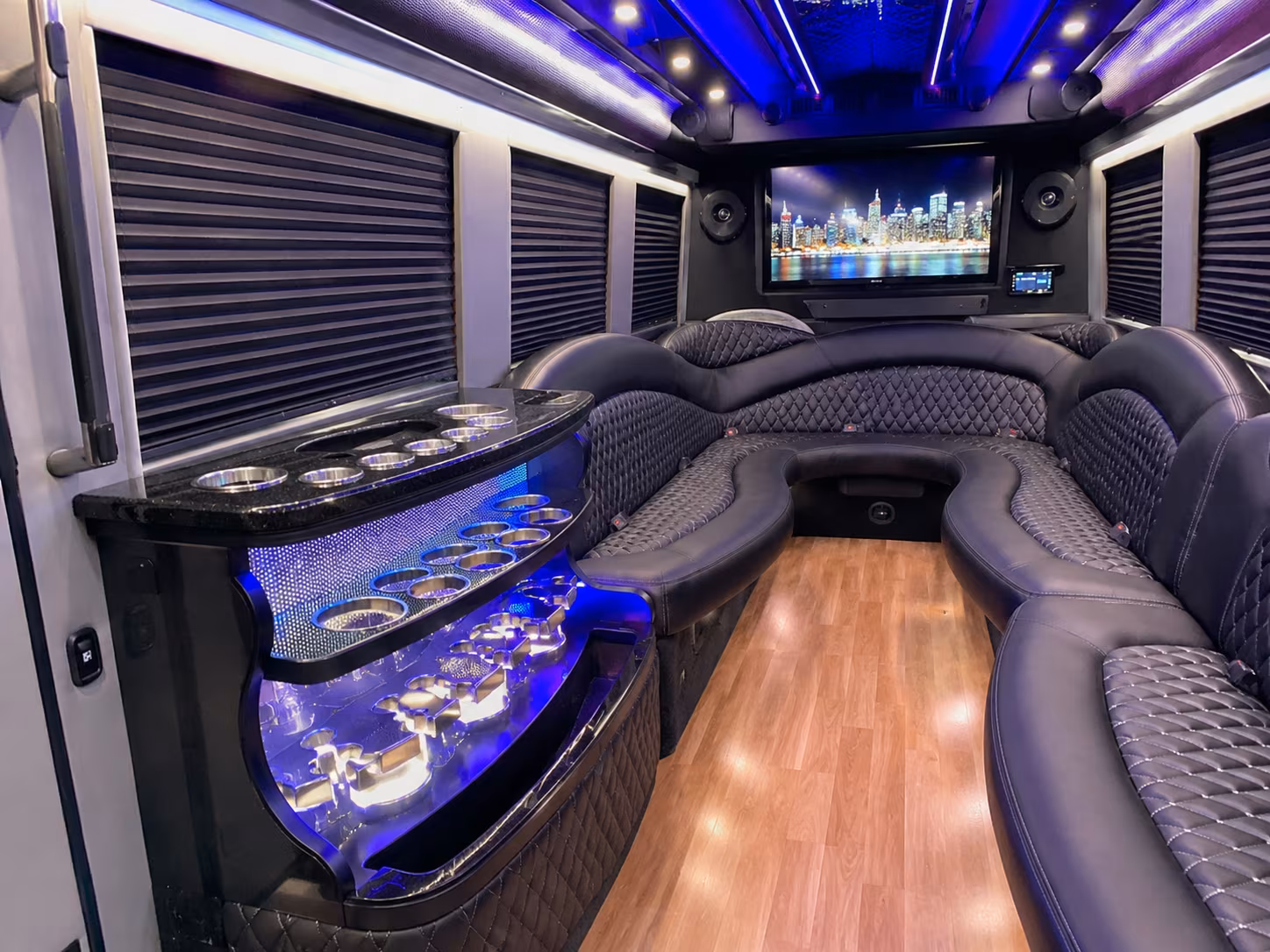 hit every photo stop in your fontana party bus before the dance